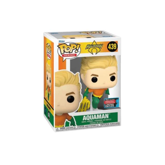 Funko Pop! DC Heroes Aquaman, Aquaman Funko Exclusive #439 - LOW&BEHOLD