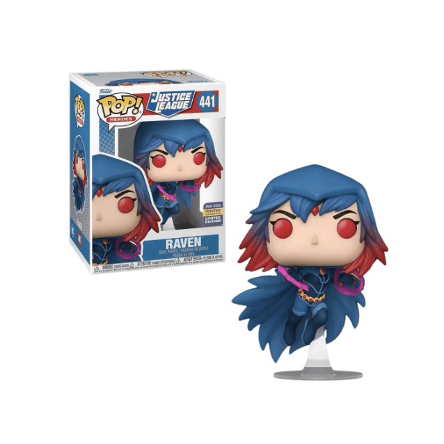Funko Pop! DC Heroes Justice League Raven Funko Exclusive #441 - LOW&BEHOLD