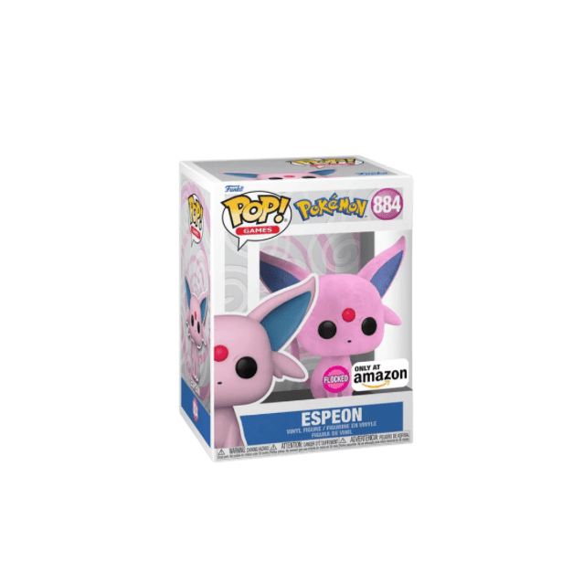 Funko Pop! Games: Pokemon - Espeon Flocked Exclusive - LOW&BEHOLD