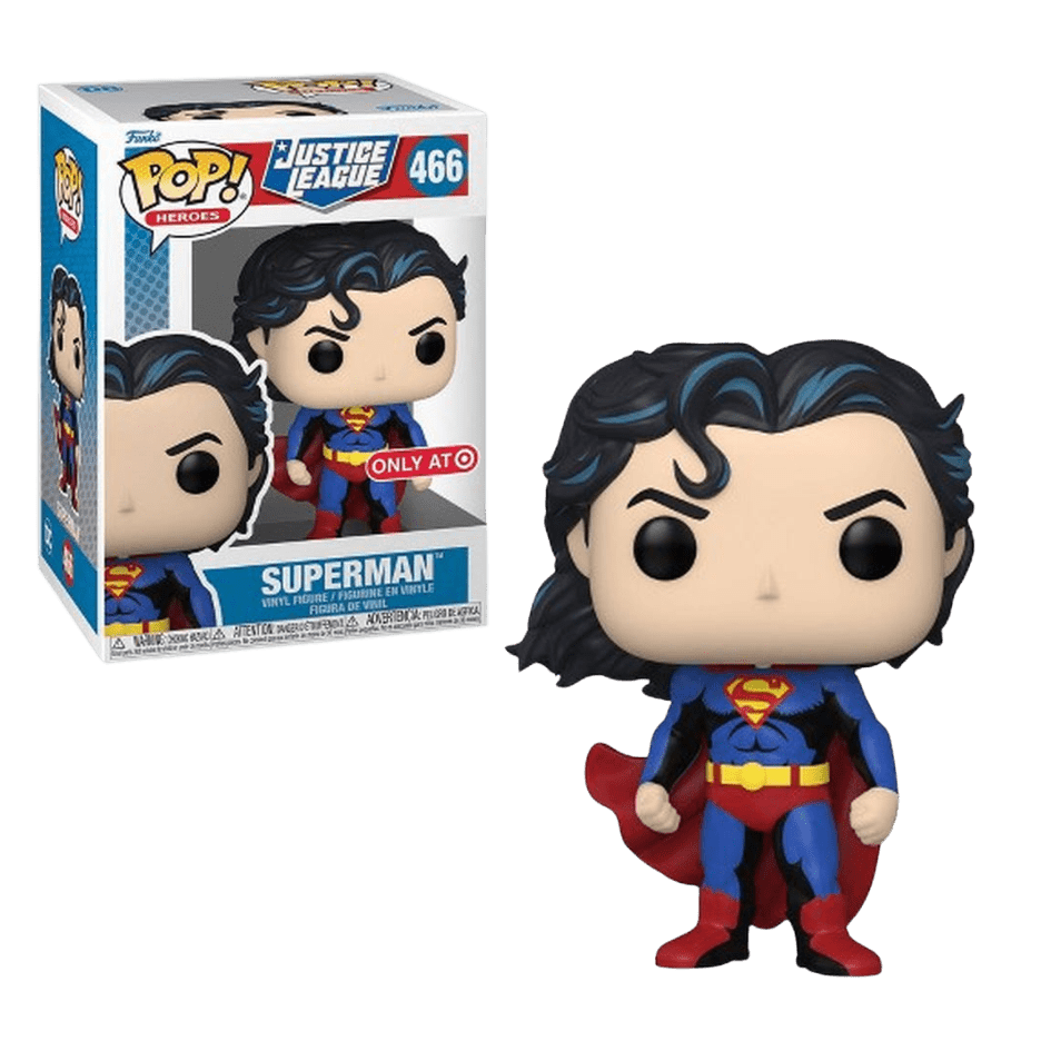 Funko POP! Heroes: Justice League Comics - Superman (Target Exclusive) #466 - LOW&BEHOLD