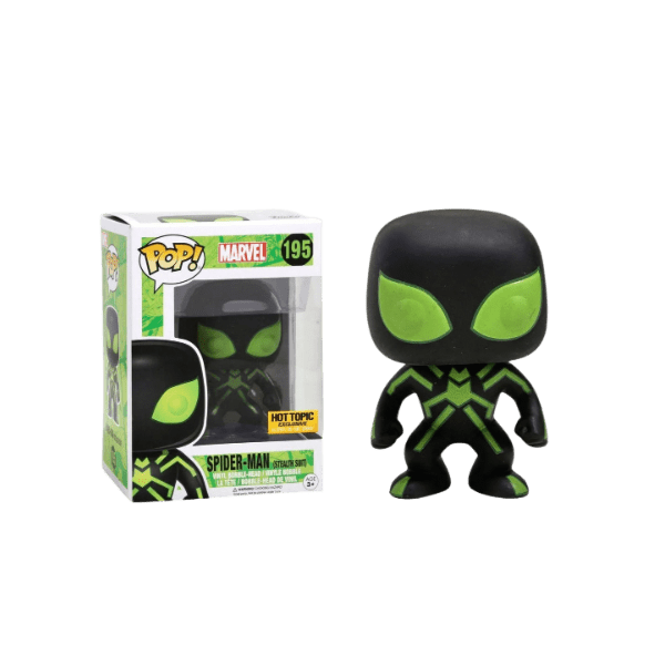 Funko Pop! Marvel #195 Spider-man Stealth Suit Glow in The Dark (Hot Topic Exclusive) - LOW&BEHOLD