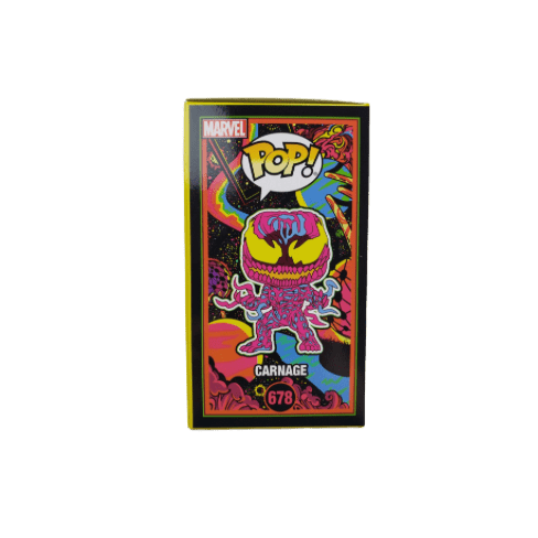 Funko Pop! Marvel Carnage (Black Light) Funko Exclusive #678 - LOW&BEHOLD