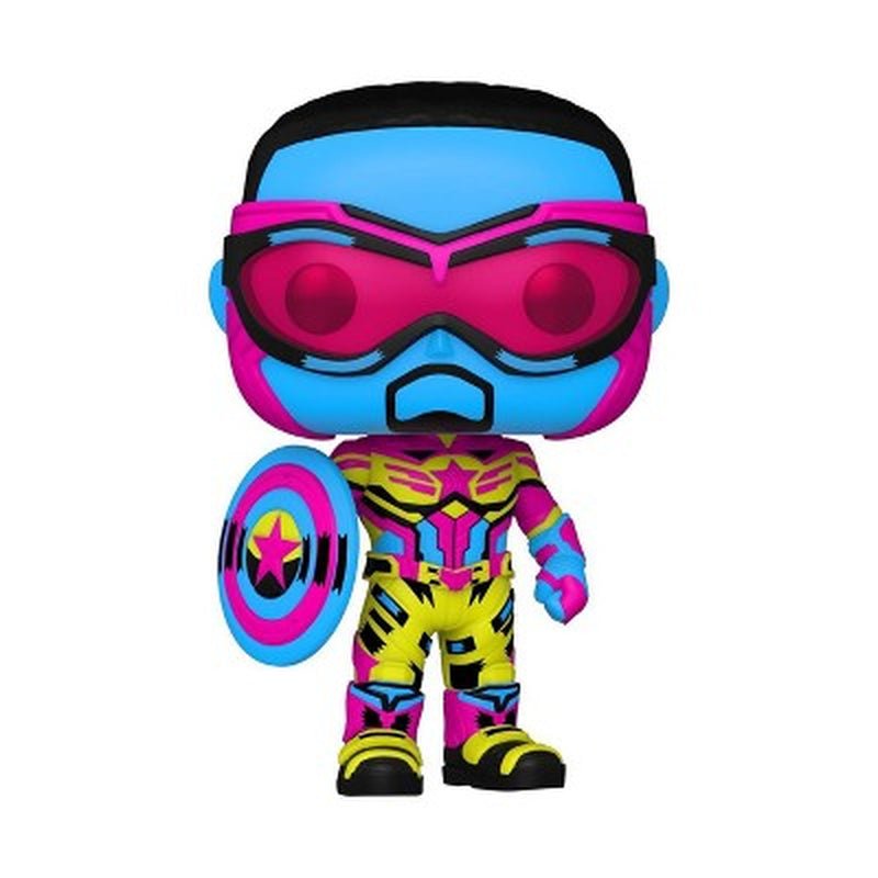 Funko POP! Marvel: Falcon & the Winter Soldier - Falcon (Blacklight) (Target Exclusive) - LOW&BEHOLD