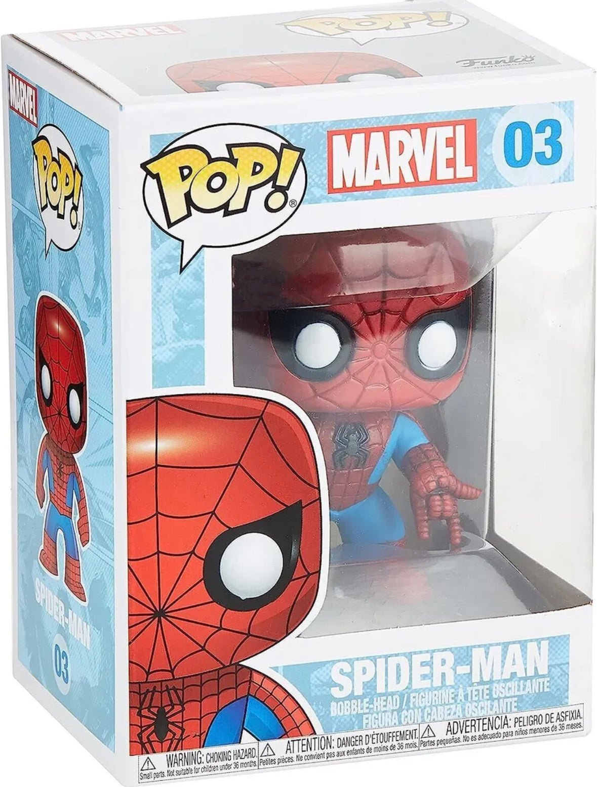 FUNKO POP! MARVEL: Spider-Man [2012 MODEL] Bobble Head #03 - LOW&BEHOLD