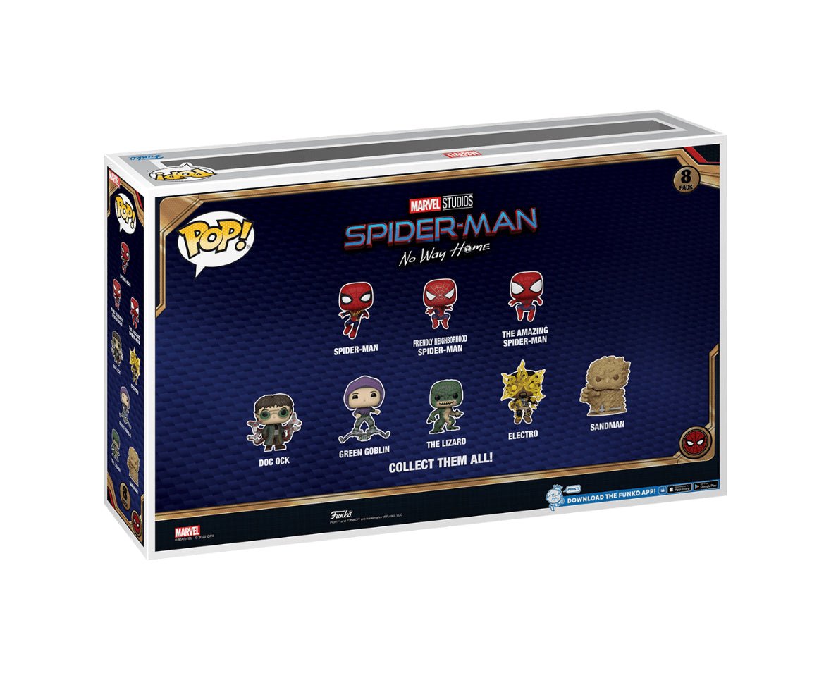 Funko Pop! Marvel: Spider-Man: No Way Home - 8-pack (Walmart Exclusive) - LOW&BEHOLD