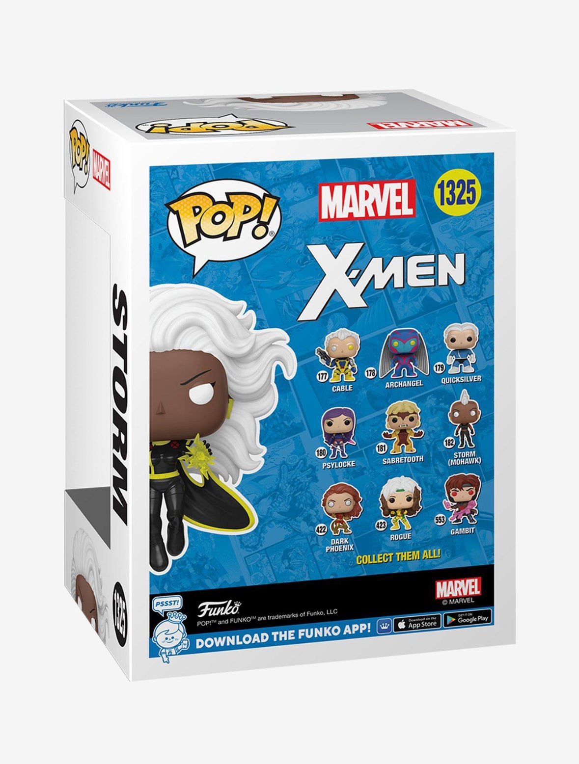 Funko Pop! Marvel X-Men Storm Glow-in-the-Dark Vinyl Figure - Exclusive #1325 - LOW&BEHOLD