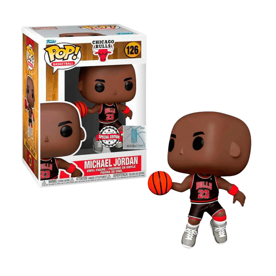 Funko POP! NBA Chicago Bulls - Michael Jordan in Black Pinstripe Foot Locker Exclusive #126 - LOW&BEHOLD