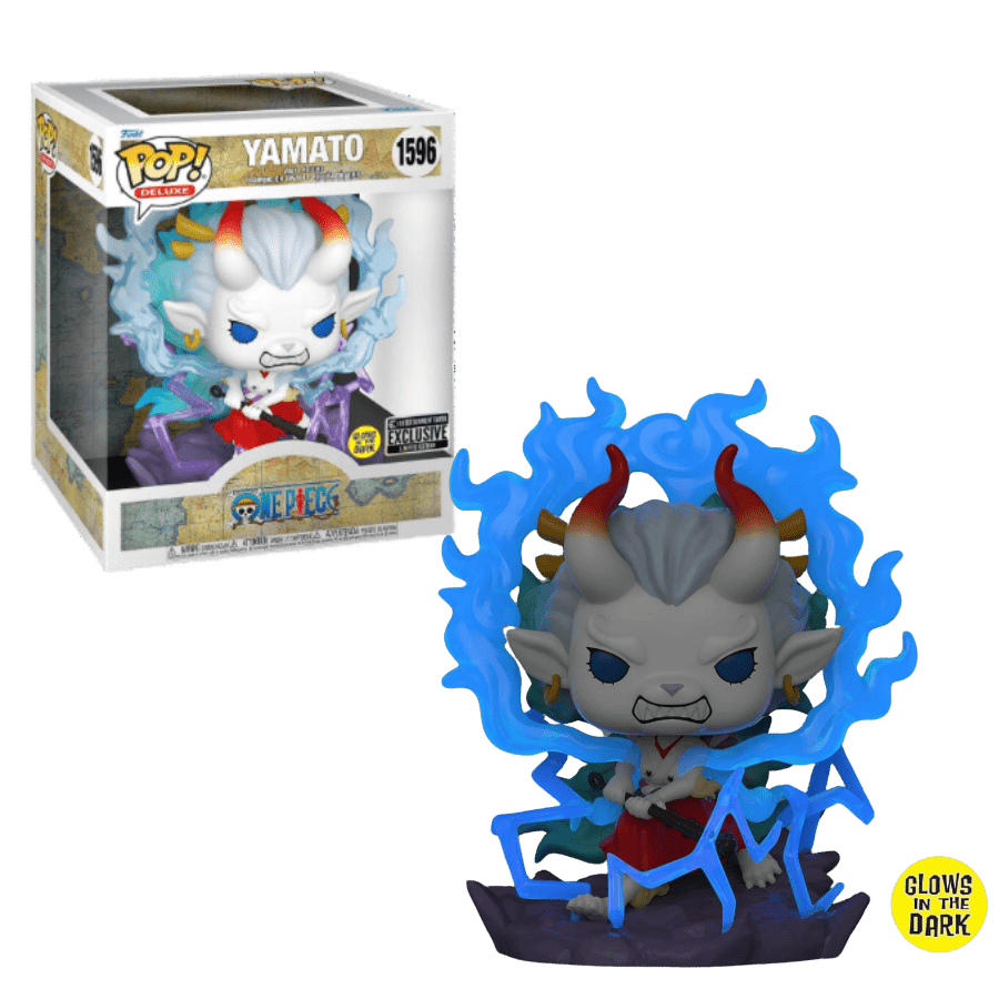 Funko Pop! One Piece Yamato Glow-in-the-Dark Deluxe Funko Pop! Vinyl Figure #1596 - Entertainment Earth Exclusive PreOrder - LOW&BEHOLD