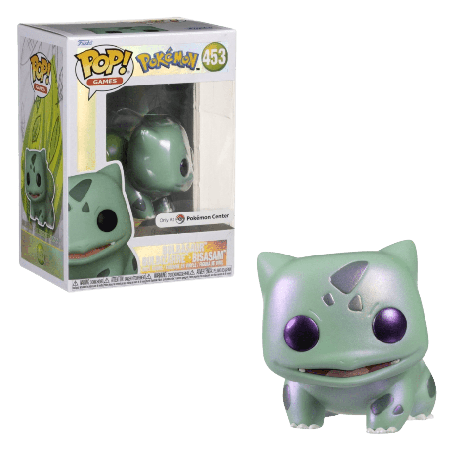 Funko Pop! Pokemon Bulbasaur Pearlescent #453 Pokémon Center Exclusive ￼ - LOW&BEHOLD