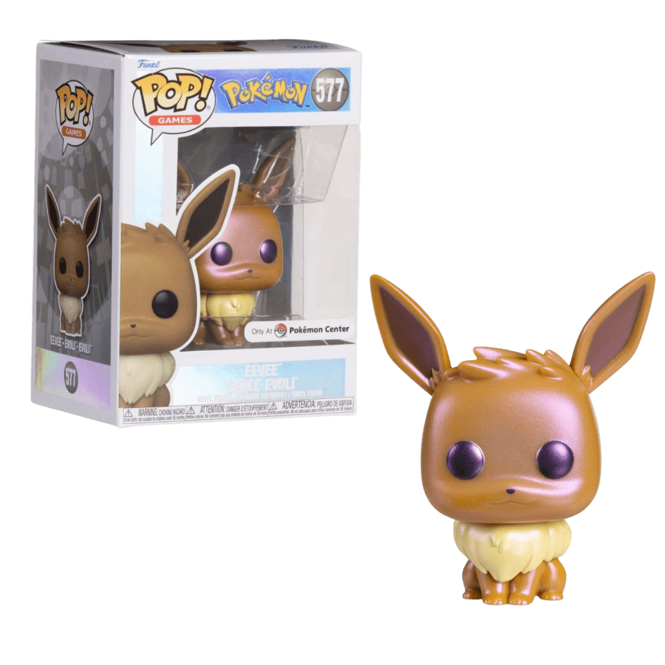 Funko Pop! Pokémon Eevee #577 Pearlescent Pokémon Center exclusive - LOW&BEHOLD