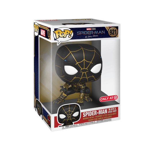 Funko POP! SPIDER-MAN BLACK & GOLD SUIT (JUMBO) - LOW&BEHOLD