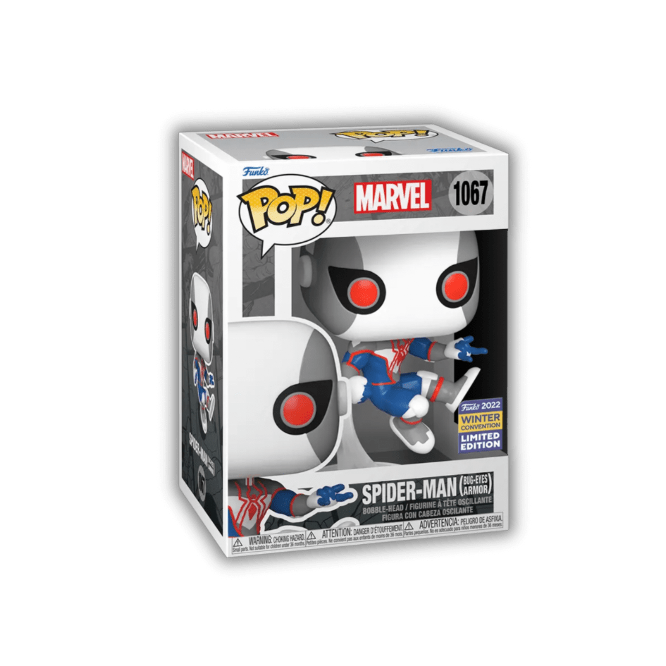Funko Pop! Spider-Man (Bug-Eyes Armor) Marvel Spider-Man #1067 - LOW&BEHOLD