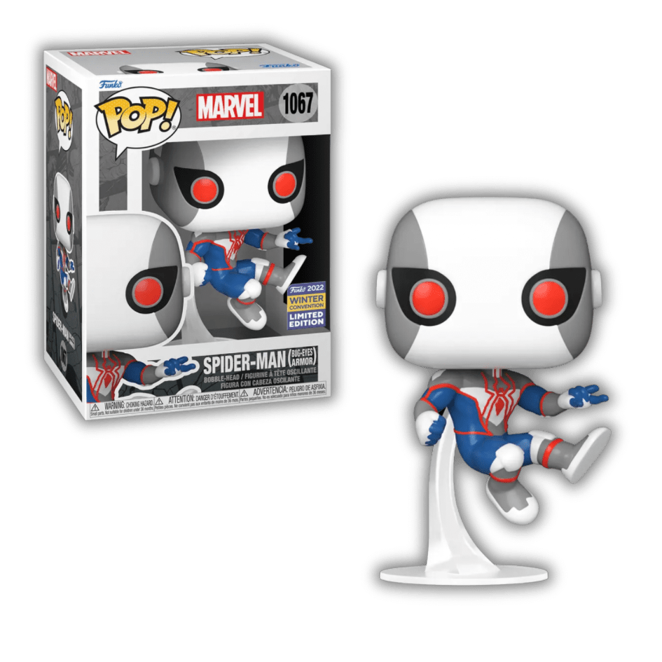 Funko Pop! Spider-Man (Bug-Eyes Armor) Marvel Spider-Man #1067 - LOW&BEHOLD