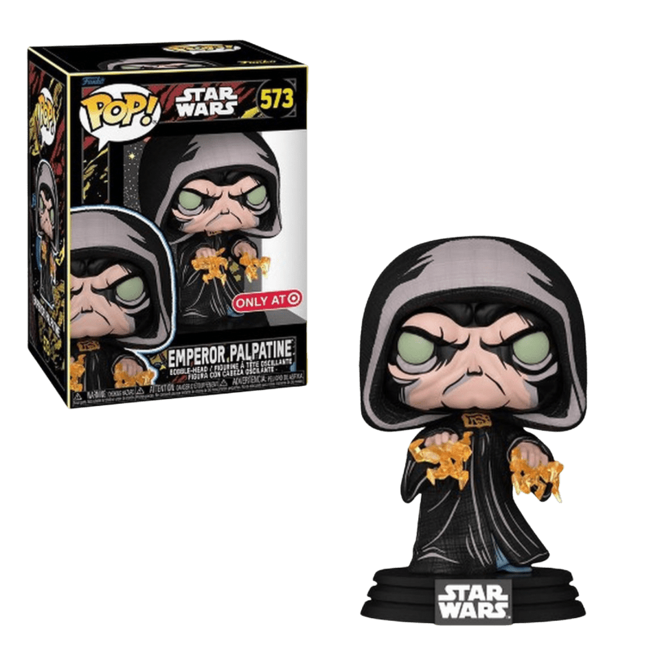 Funko POP! Star Wars: Retro Series - Emperor Palpatine (Target Exclusive) #573 - LOW&BEHOLD