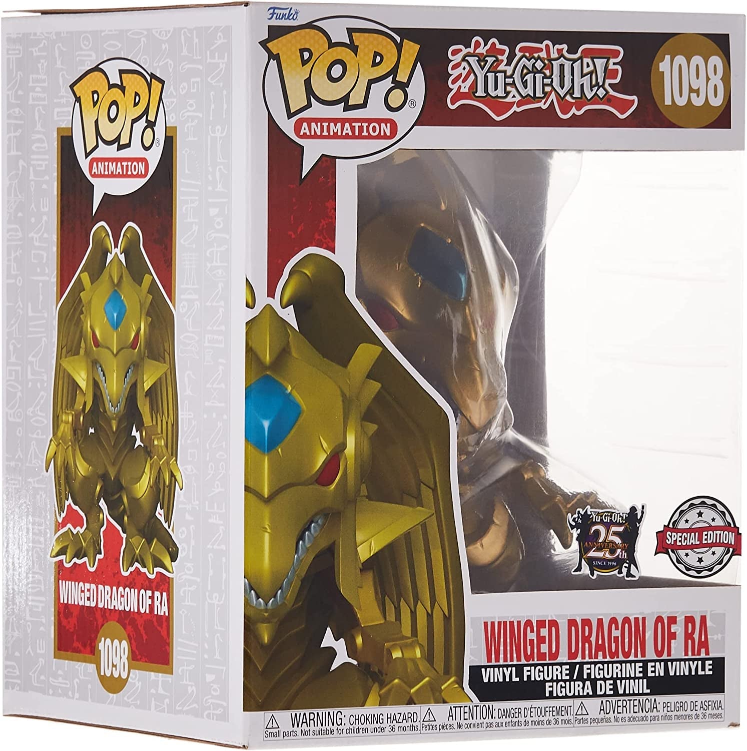 Funko POP! Super: Yu-Gi-Oh! Winged Dragon of Ra Metallic 6-In Vinyl Figure GameStop Exclusive - LOW&BEHOLD