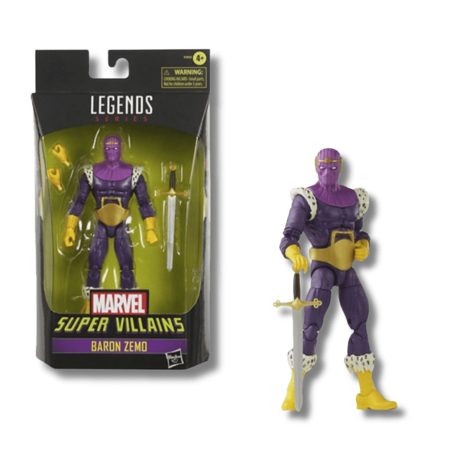 Hasbro Marvel Legends Super Villains Baron Zemo Action 6 inch Figure - LOW&BEHOLD