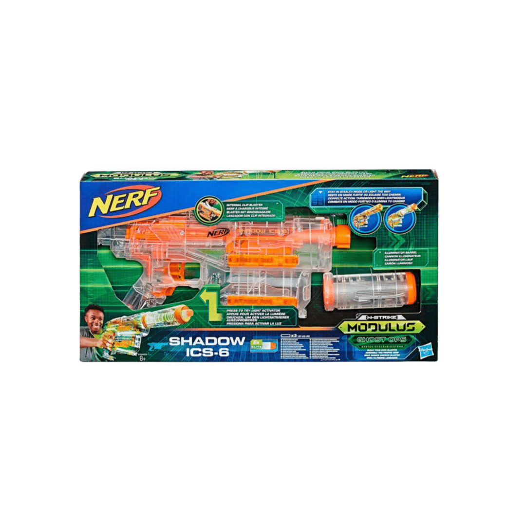 Hasbro Nerf N-Strike Modulus Ghost OPS Shadow ICS-6 - LOW&BEHOLD