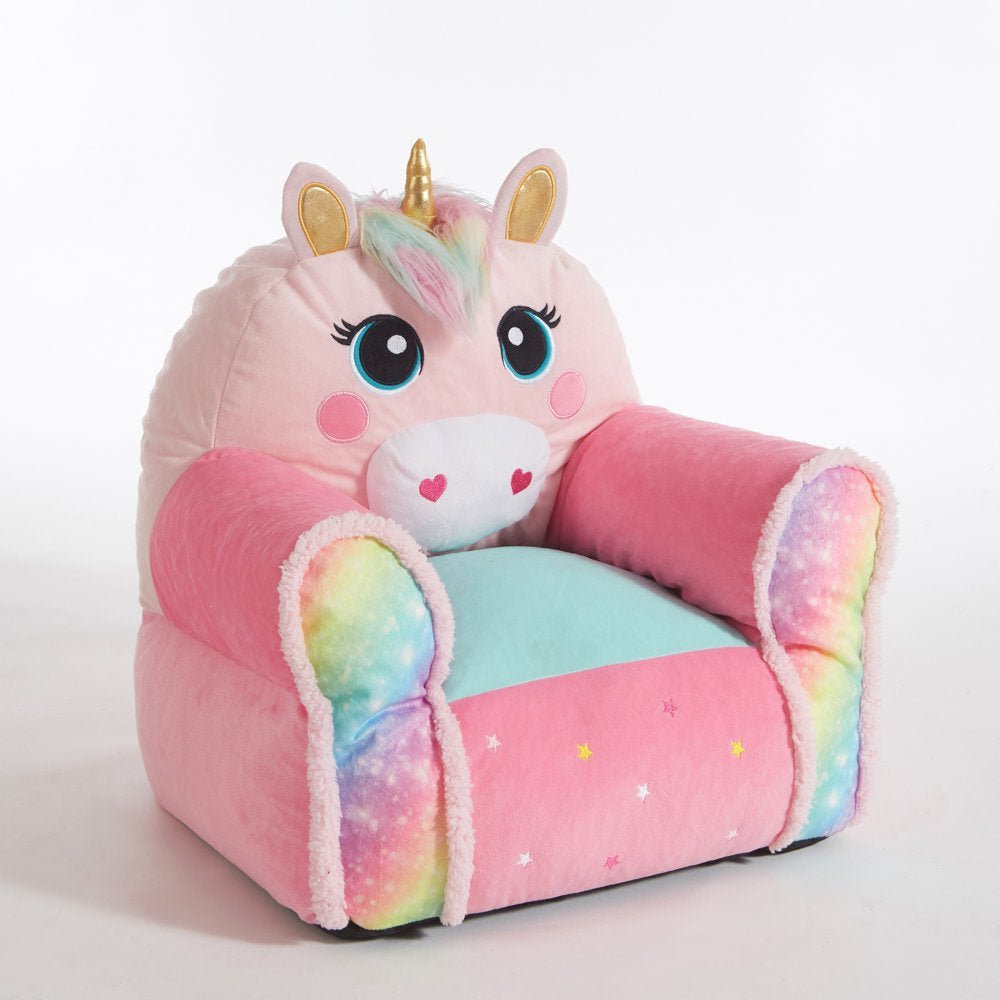 Heritage Club Figural Unicorn Bean Chair, Polyester - LOW&BEHOLD