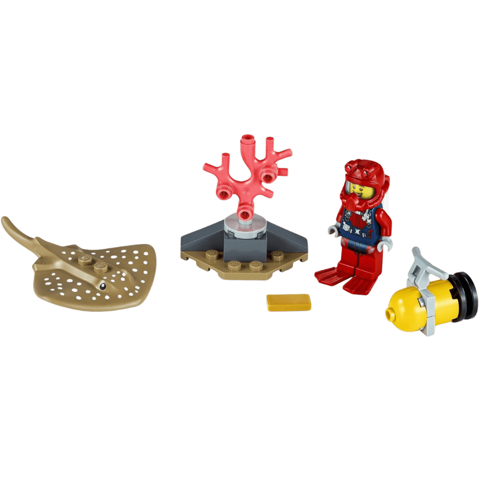 LEGO City: Ocean Diver Poly Set 30370 - LOW&BEHOLD