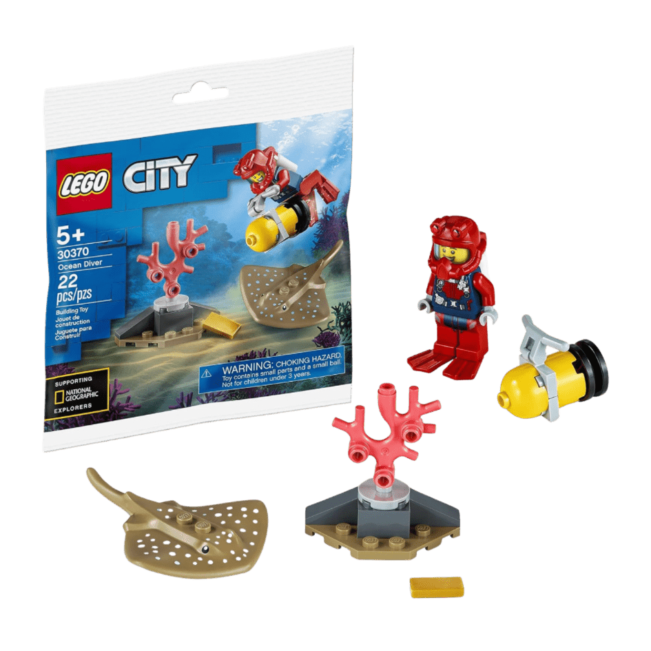 LEGO City: Ocean Diver Poly Set 30370 - LOW&BEHOLD