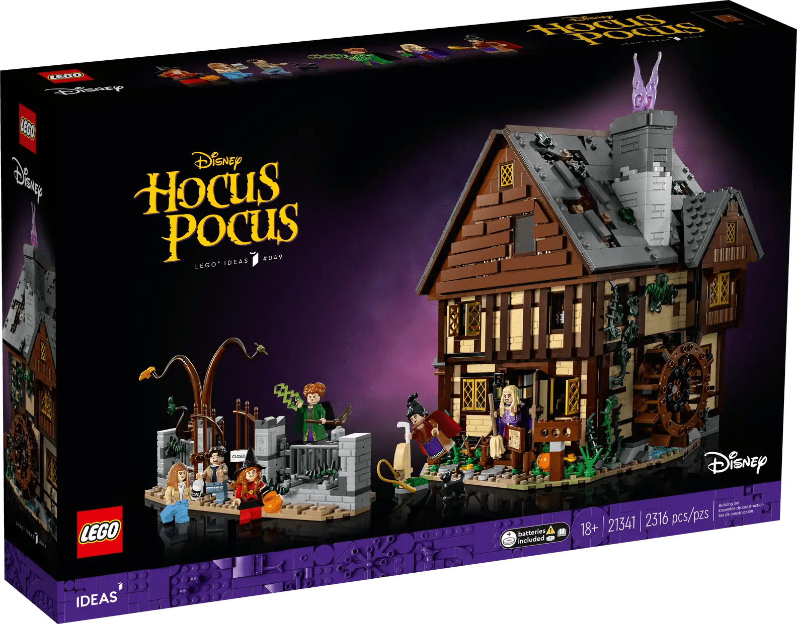 LEGO Disney Hocus Pocus: The Sanderson Sisters' Cottage - LOW&BEHOLD
