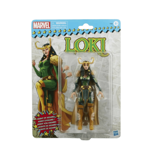 Marvel Legends Series Loki Agent of Asgard 6-inch Retro Action Figure Toy - LOW&BEHOLD