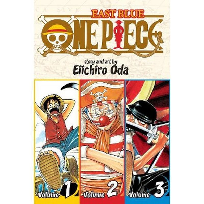 One Piece (Omnibus Edition), Vol. 1.2 & 3 - by Eiichiro Oda (Paperback) - LOW&BEHOLD