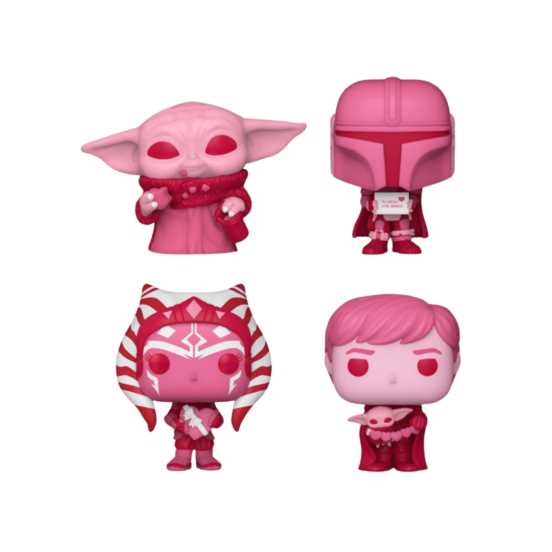 Pocket POP: the Mandalorian Valentine Box 4 Piece - LOW&BEHOLD