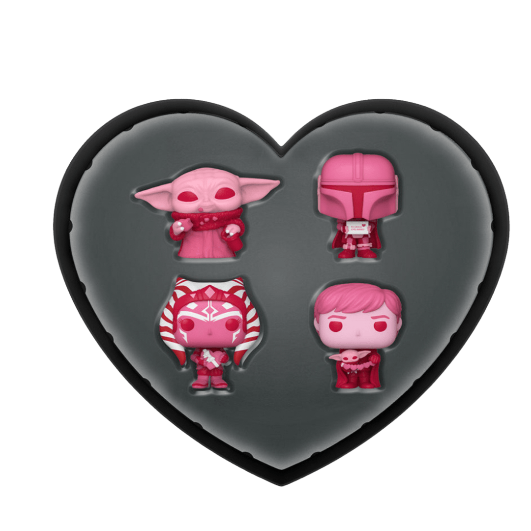 Pocket POP: the Mandalorian Valentine Box 4 Piece - LOW&BEHOLD