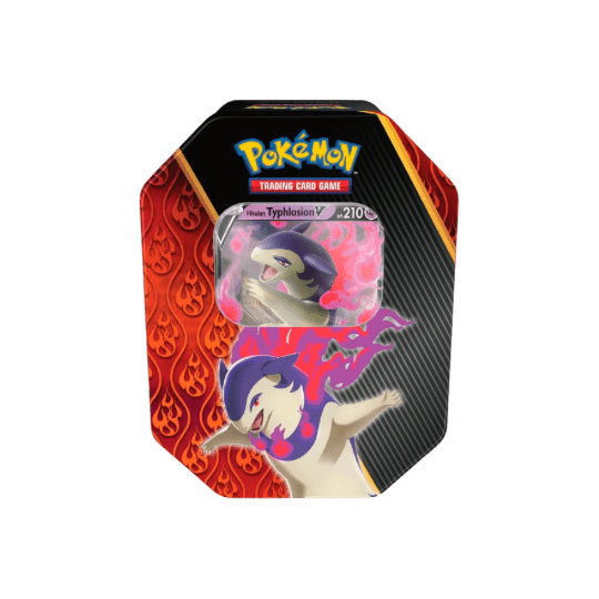 Pokémon TCG: Divergent Powers Tin [Hisuian Typholosion V] - LOW&BEHOLD