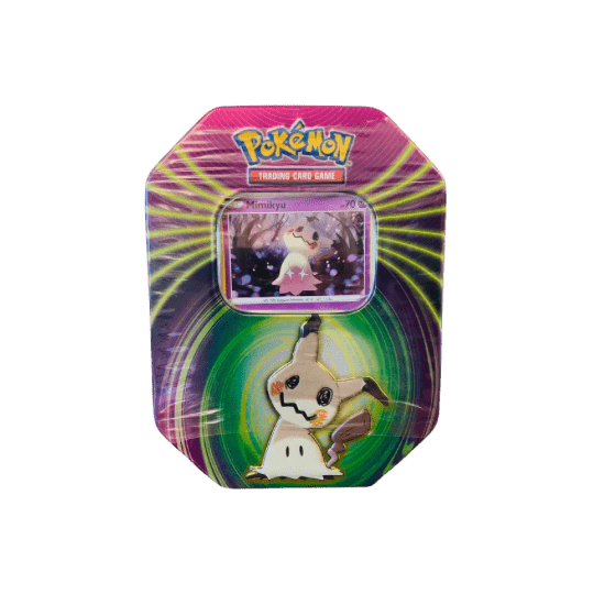 Pokemon TCG: Mighty Mysterious Tins Mimikyu, Snorlax,& Darkrai - LOW&BEHOLD