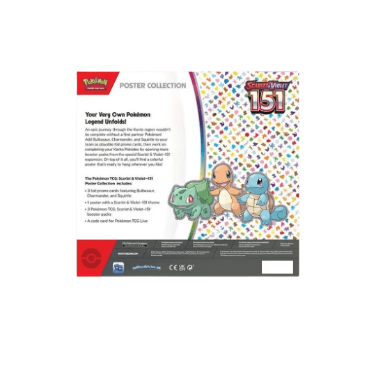 Pokémon TCG: Scarlet & Violet- 151 Poster Collection - LOW&BEHOLD