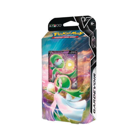 Pokémon TCG: Theme Battle Deck [Lycanroc V],[Gardevoir V], [Corviknight V] & Guardians Rising Theme Deck - "Hidden Moon" [Lunala] - LOW&BEHOLD