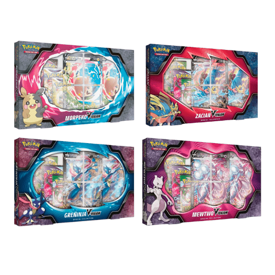Pokémon TCG: V-UNION Special Collection -Morpeko, Mewtwo and Zacian V-UNION Special Collection - SWSH07: Evolving Skies (SWSH07) - LOW&BEHOLD