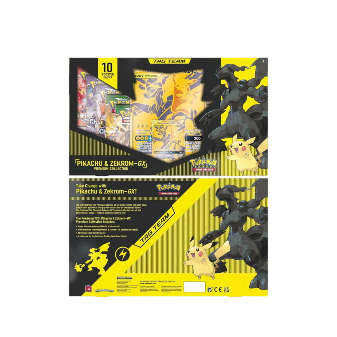 Pokemon Trading Card Game: Pikachu and Zekrom-Gx Premium Collection (Exclusive) - LOW&BEHOLD