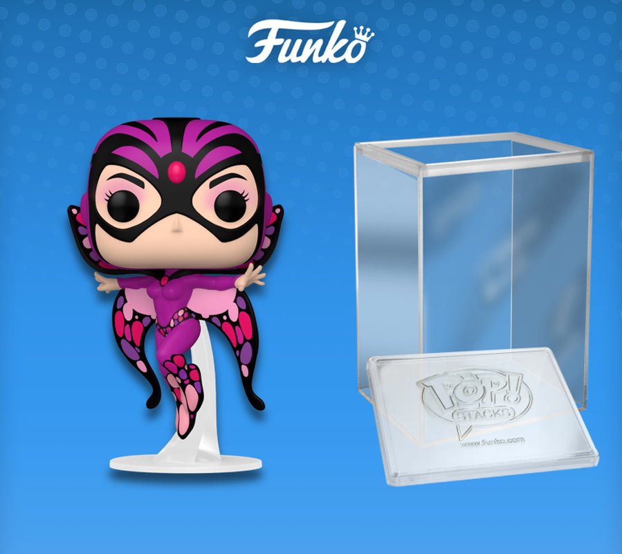 Pop! Heroes: Earth Day - Black Orchid Vinyl Figure (Walmart Exclusive) (+ Pop! Stacks Plastic Protector) - LOW&BEHOLD