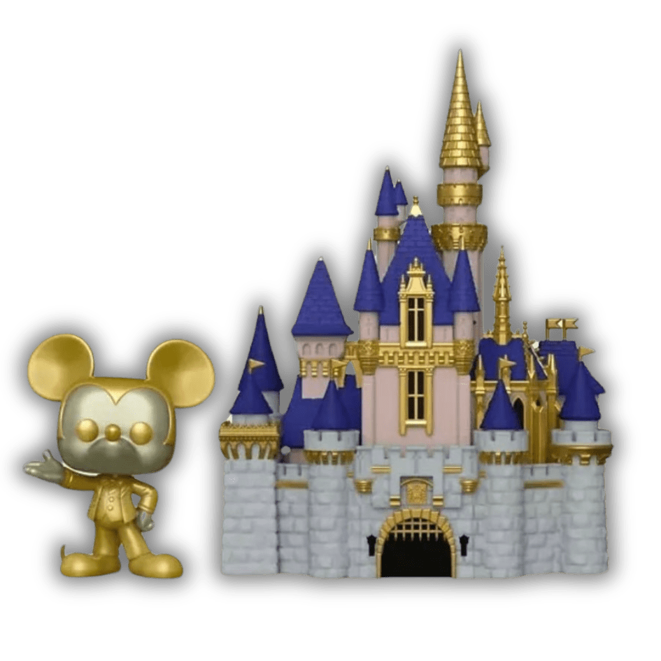 POP Town Cinderella Castle with Mickey Mouse 7.5-Inch Vinyl Figure #26 - LOW&BEHOLD