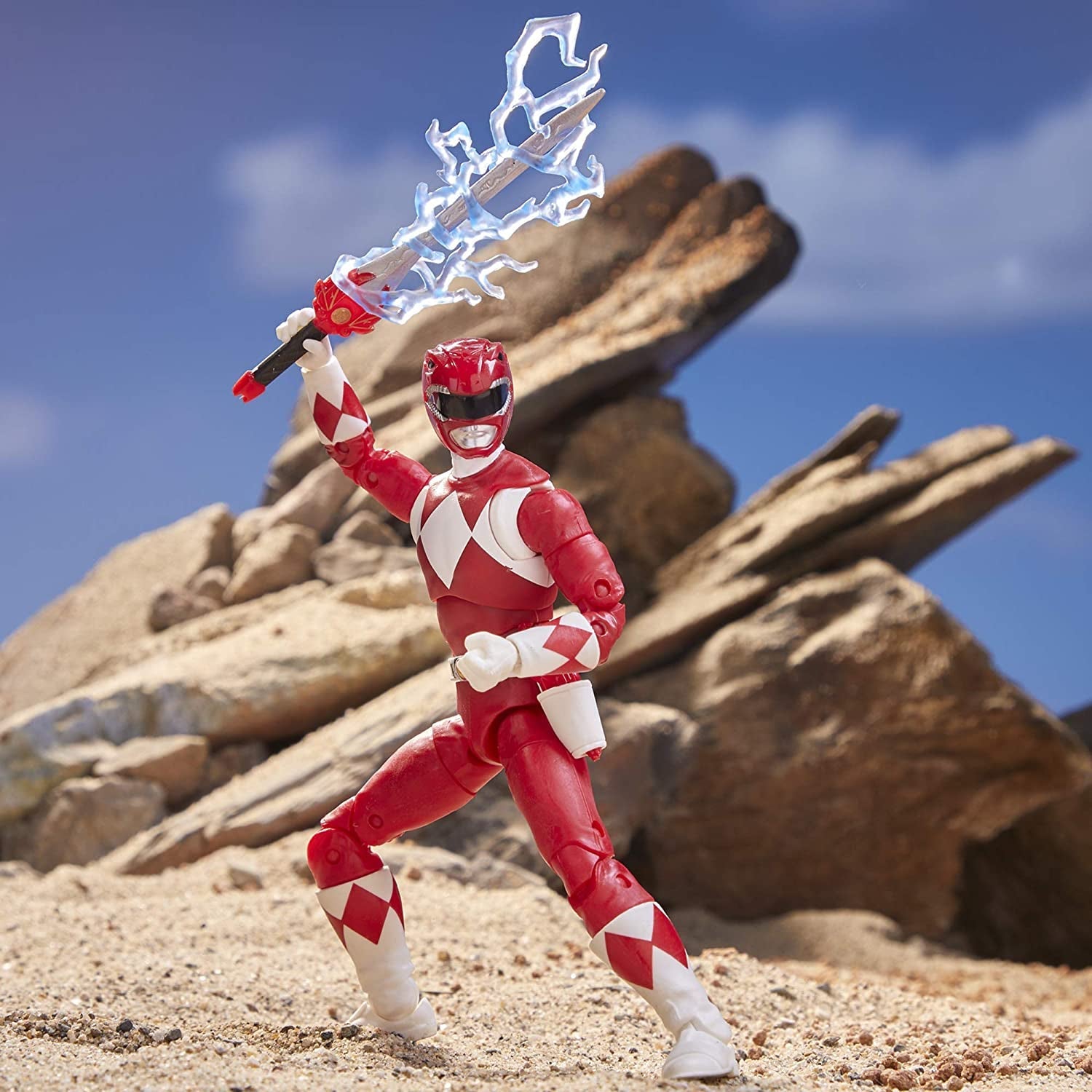 Power Ranger Lightning Collection 6" Mighty Morphin Red Ranger - LOW&BEHOLD