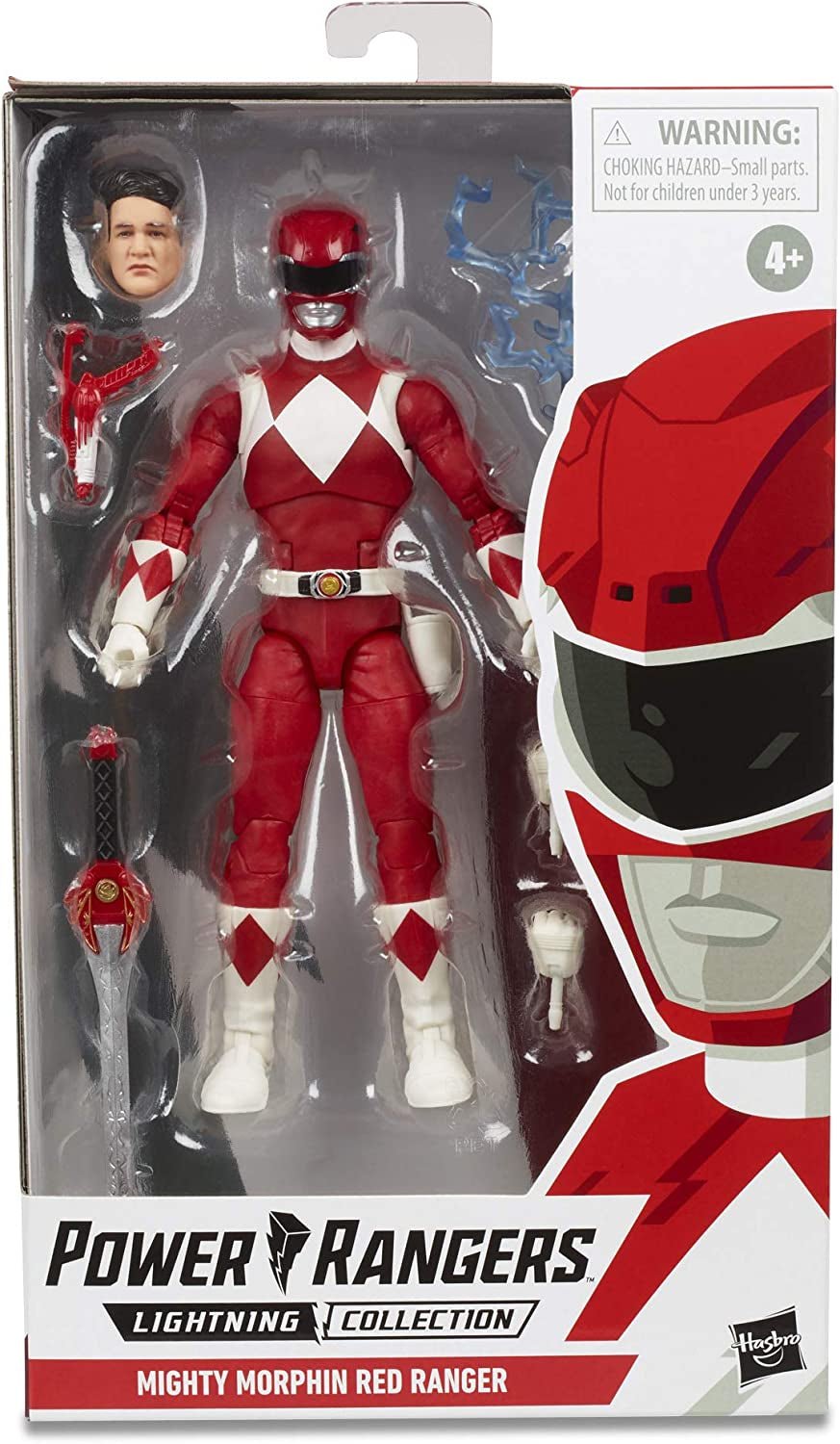 Power Ranger Lightning Collection 6" Mighty Morphin Red Ranger - LOW&BEHOLD