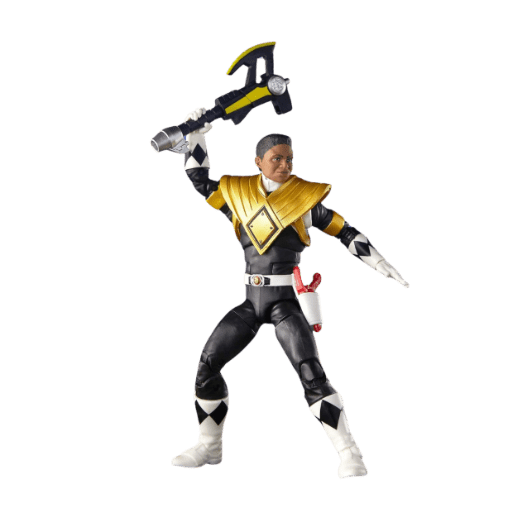 Power Rangers Lightning Collection Black Ranger Dragon Shield 6" Action Figure |Zack| - LOW&BEHOLD