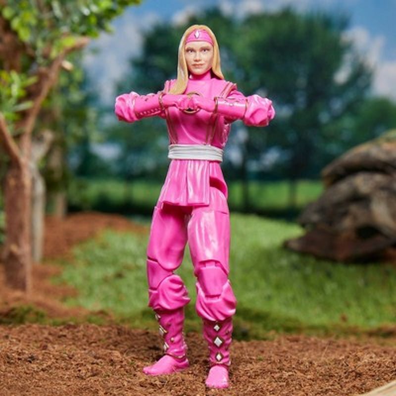 Power Rangers Lightning Collection Mighty Morphin Ninja Pink Ranger Action Figure (Target Exclusive) - LOW&BEHOLD