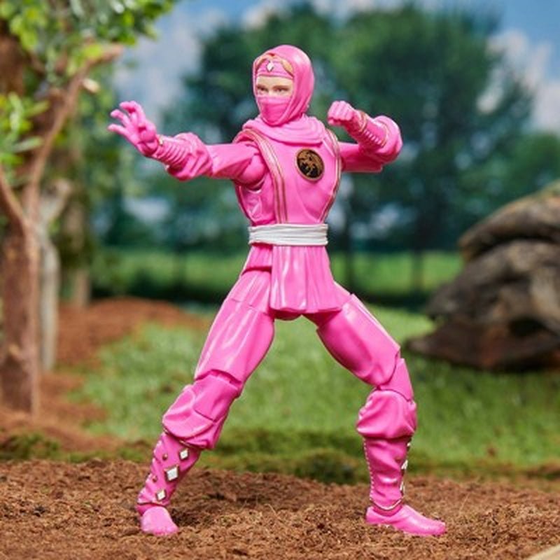Power Rangers Lightning Collection Mighty Morphin Ninja Pink Ranger Action Figure (Target Exclusive) - LOW&BEHOLD