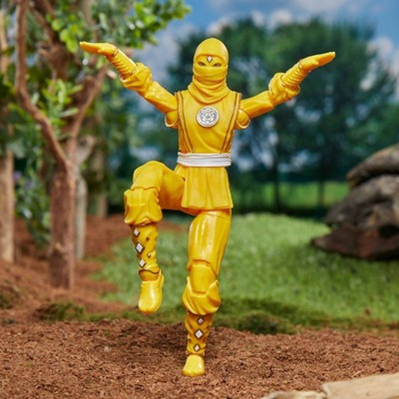 Power Rangers Lightning Collection Mighty Morphin Ninja Yellow Ranger Action Figure (Target Exclusive) - LOW&BEHOLD