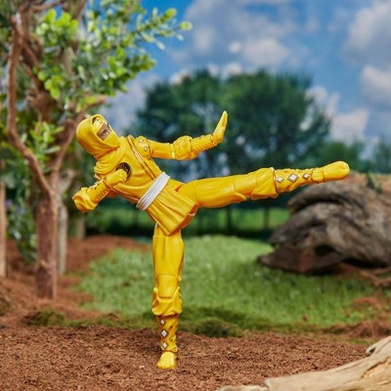 Power Rangers Lightning Collection Mighty Morphin Ninja Yellow Ranger Action Figure (Target Exclusive) - LOW&BEHOLD