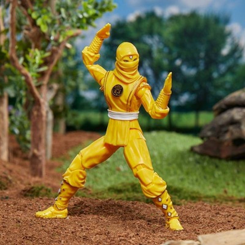 Power Rangers Lightning Collection Mighty Morphin Ninja Yellow Ranger Action Figure (Target Exclusive) - LOW&BEHOLD