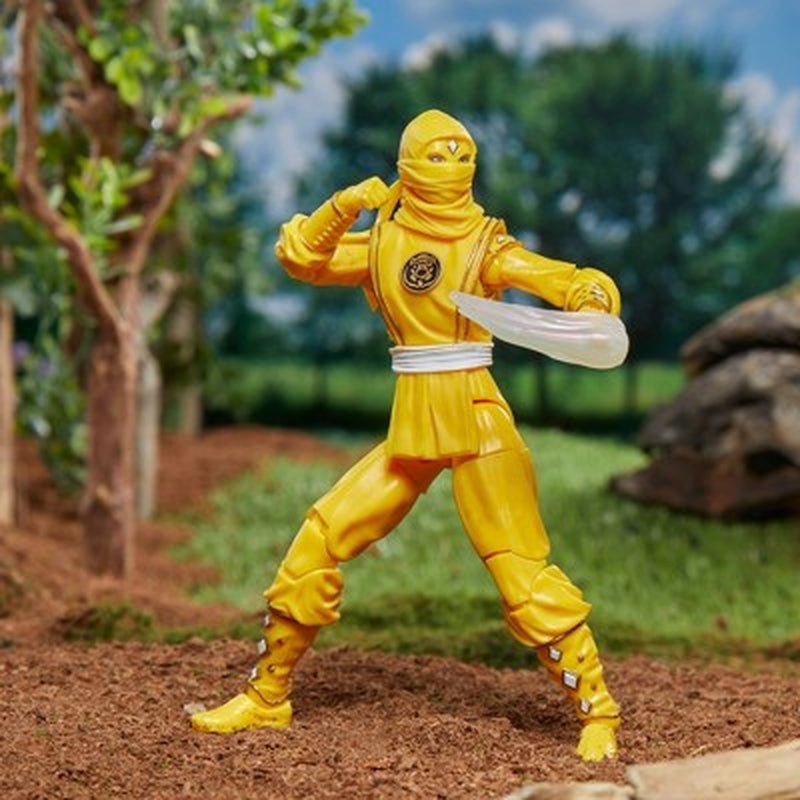 Power Rangers Lightning Collection Mighty Morphin Ninja Yellow Ranger Action Figure (Target Exclusive) - LOW&BEHOLD