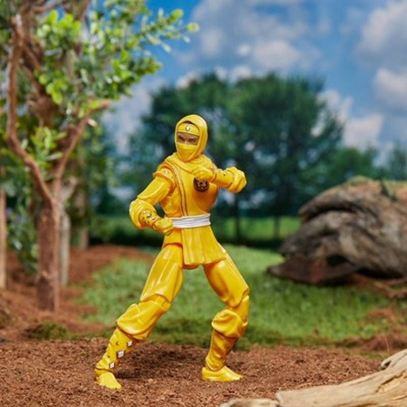 Power Rangers Lightning Collection Mighty Morphin Ninja Yellow Ranger Action Figure (Target Exclusive) - LOW&BEHOLD