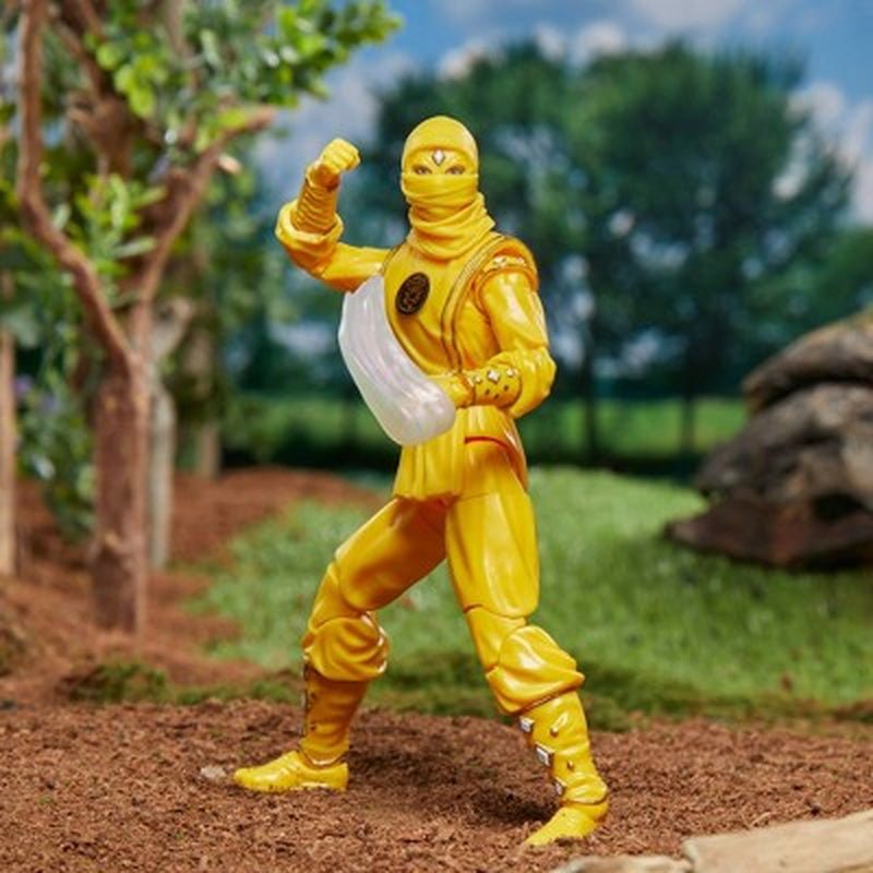 Power Rangers Lightning Collection Mighty Morphin Ninja Yellow Ranger Action Figure (Target Exclusive) - LOW&BEHOLD