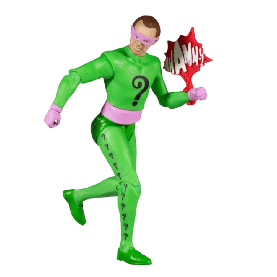 Retro Batman 66 The Riddler McFarlane Toys : DC Action Figure - LOW&BEHOLD