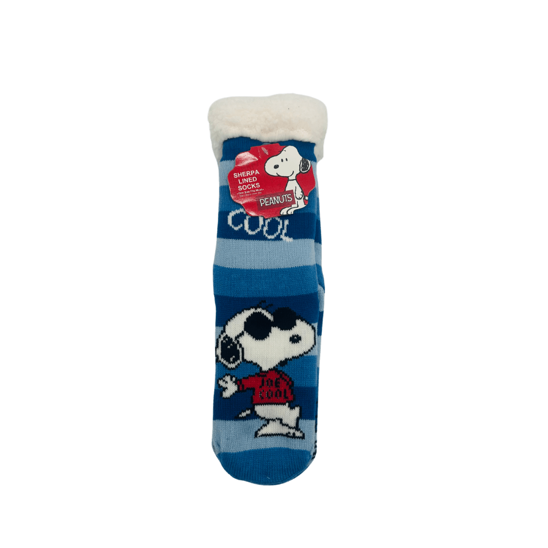 Sherpa Character Socks,Warner Brothers Peanuts, DC ￼ - LOW&BEHOLD